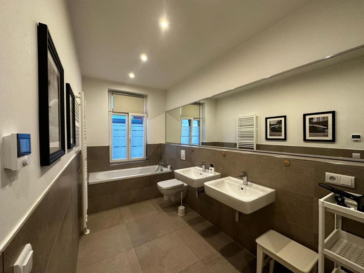 Nr 14 - Hochwertiges 3 Zimmer Maisonette Appartment Mit Grosszugigen Wohnbereich Und Balkon ไลป์ซิก ภายนอก รูปภาพ
