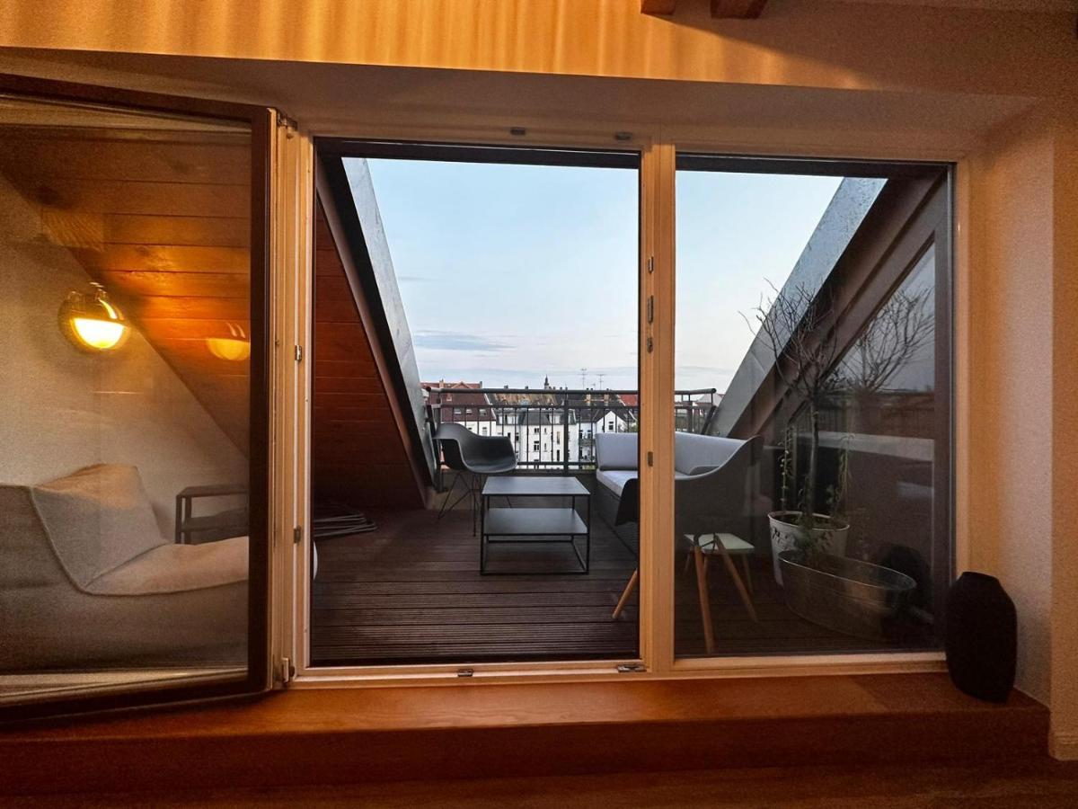 Nr 14 - Hochwertiges 3 Zimmer Maisonette Appartment Mit Grosszugigen Wohnbereich Und Balkon ไลป์ซิก ภายนอก รูปภาพ