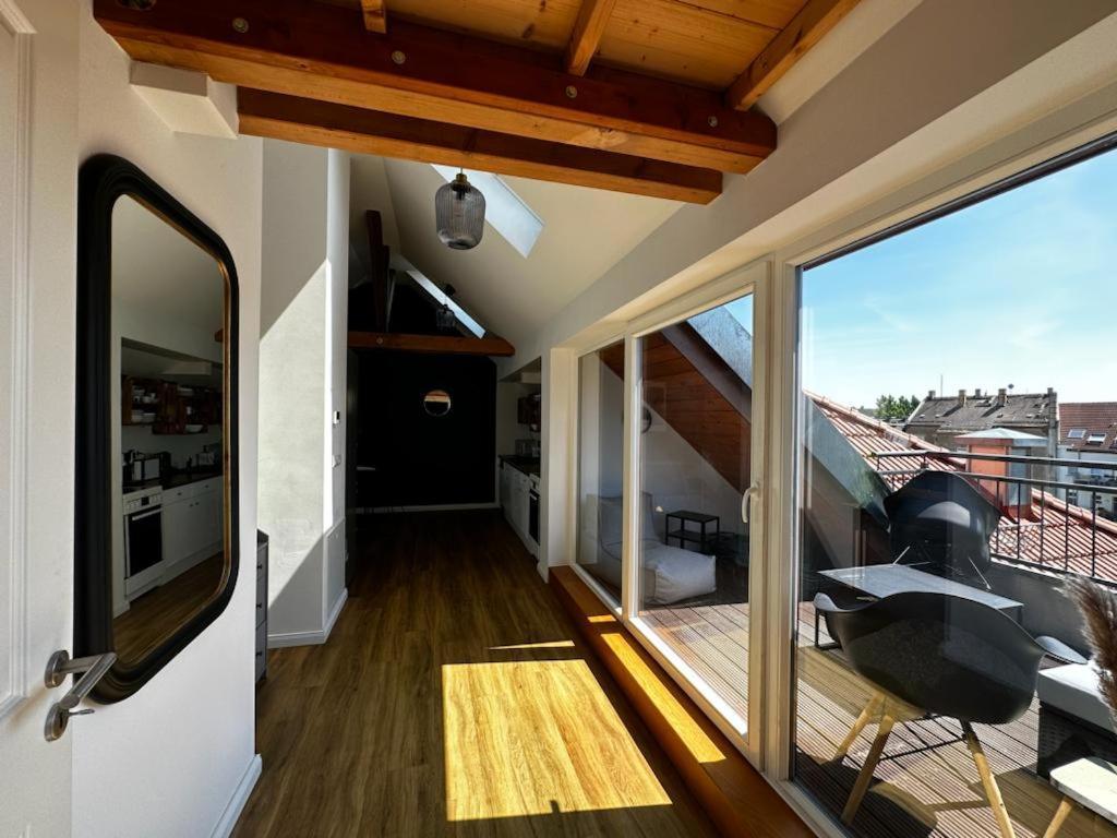 Nr 14 - Hochwertiges 3 Zimmer Maisonette Appartment Mit Grosszugigen Wohnbereich Und Balkon ไลป์ซิก ภายนอก รูปภาพ