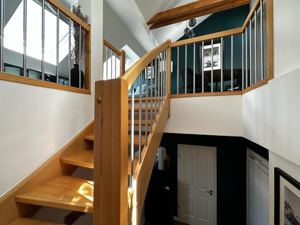 Nr 14 - Hochwertiges 3 Zimmer Maisonette Appartment Mit Grosszugigen Wohnbereich Und Balkon ไลป์ซิก ภายนอก รูปภาพ